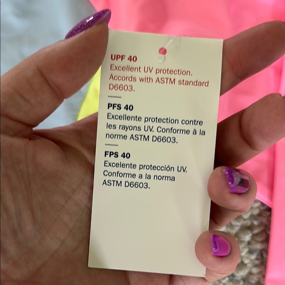 Old Navy Pink and Blue Bikini Swimwear - Picture 5 of 8